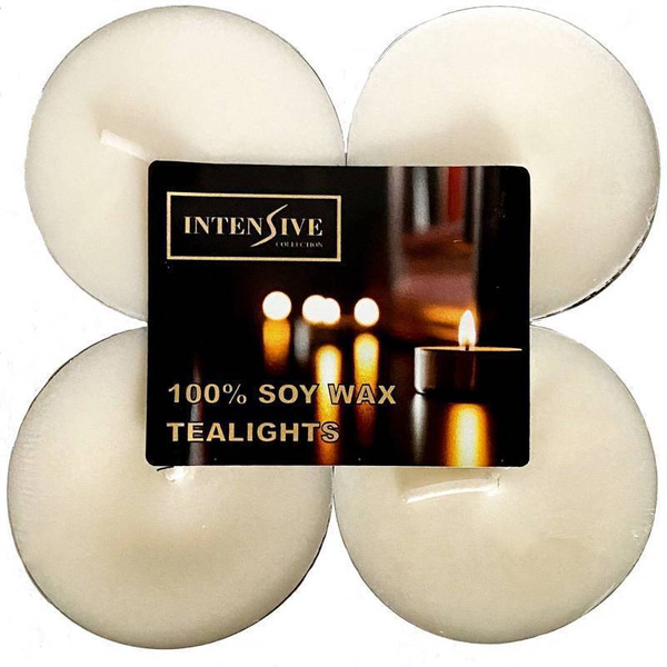 Intensive Collection 100% Soy Wax Maxi Light Tealights ~ 10 h 4 pcs